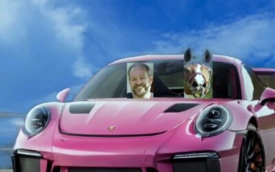 Der Versicherungsmensch mit der fetten Karre